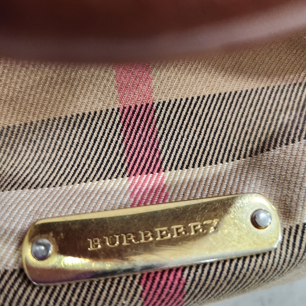🤎▪️BURBERRY▪️ brown canvas Crossbody bag & COA included - Picture 4 of 12